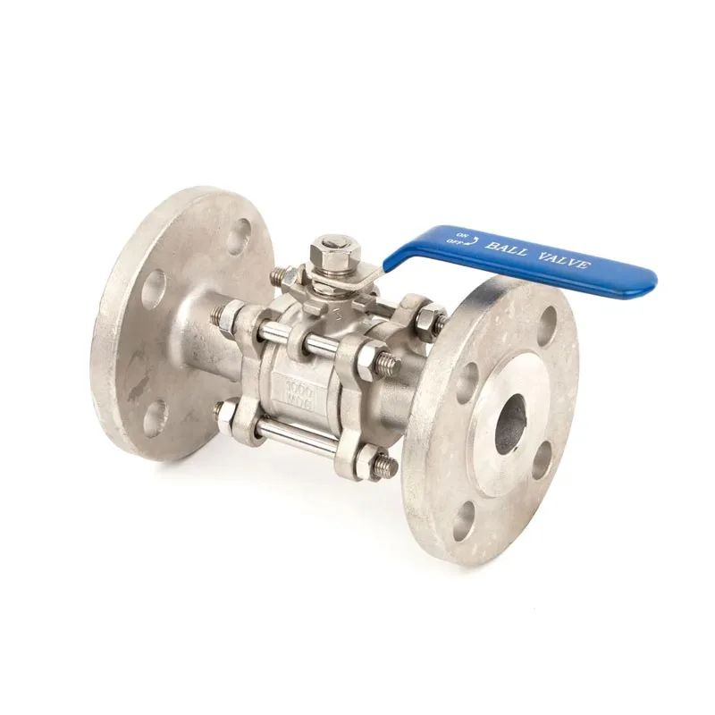 3PC DIN Flanged Ball Valve