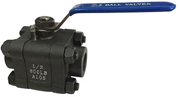 3-Piece Forged Steel High-pressure Ball Valve